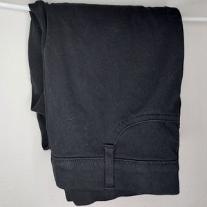Black skinny jeggings